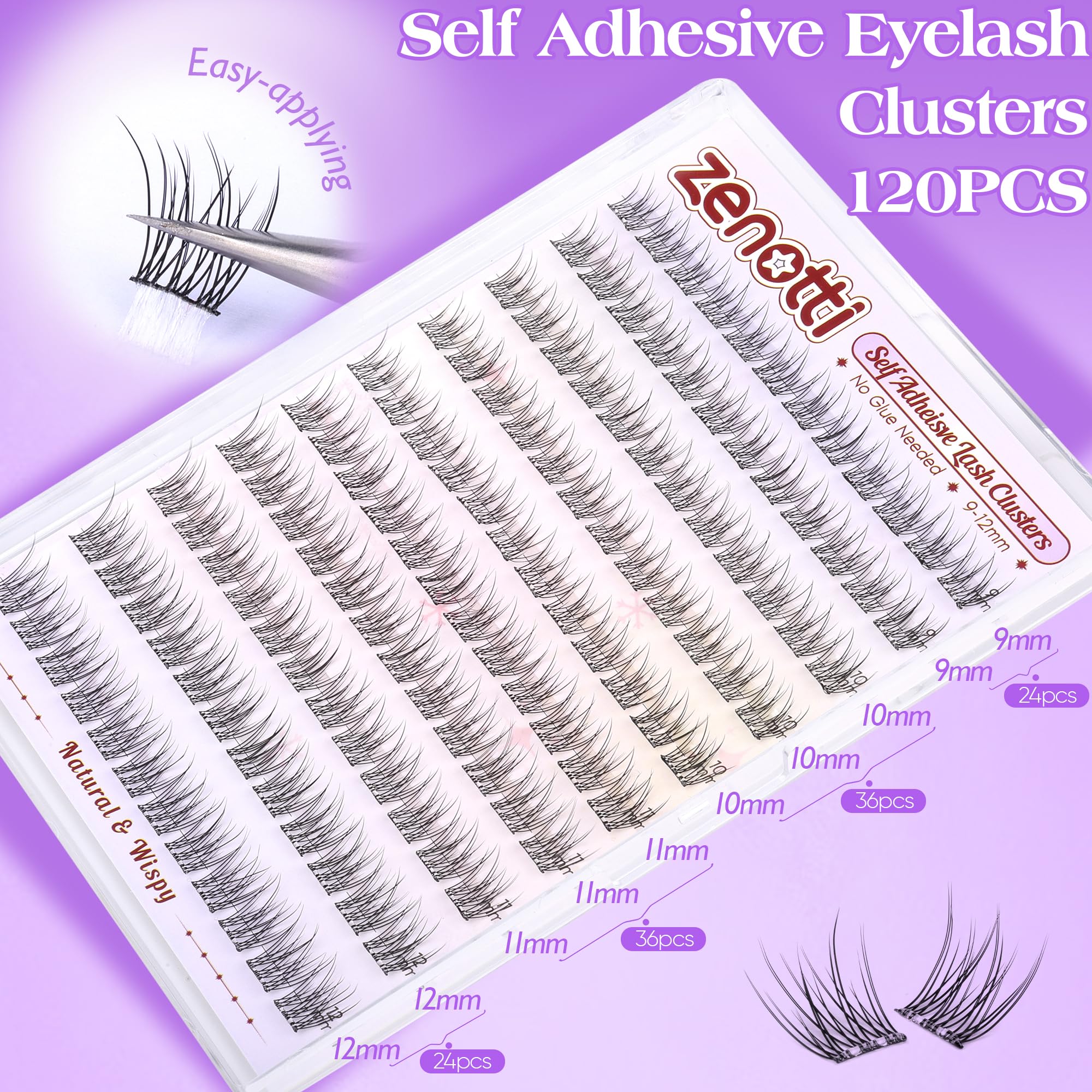 Zenotti gentle formula cares for delicate lashes while staying comfortable.