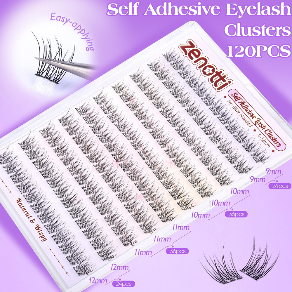 Zenotti gentle formula cares for delicate lashes while staying comfortable.