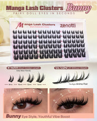 Zenotti short 8-14mm lashes inner outer lift blend with natural lashes