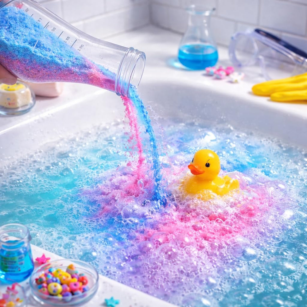 ZenseMe regalo ideal: entretenimiento colorido para toda la familia durante la hora del baño.