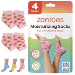 ZenToes calcetines hidratantes para pies, suavizan la piel durante la noche.
