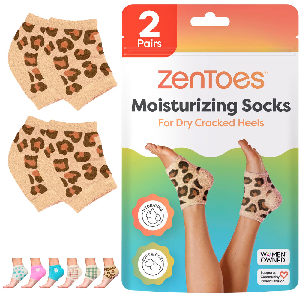ZenToes calcetines hidratantes para talones secos, hidrata durante la noche.