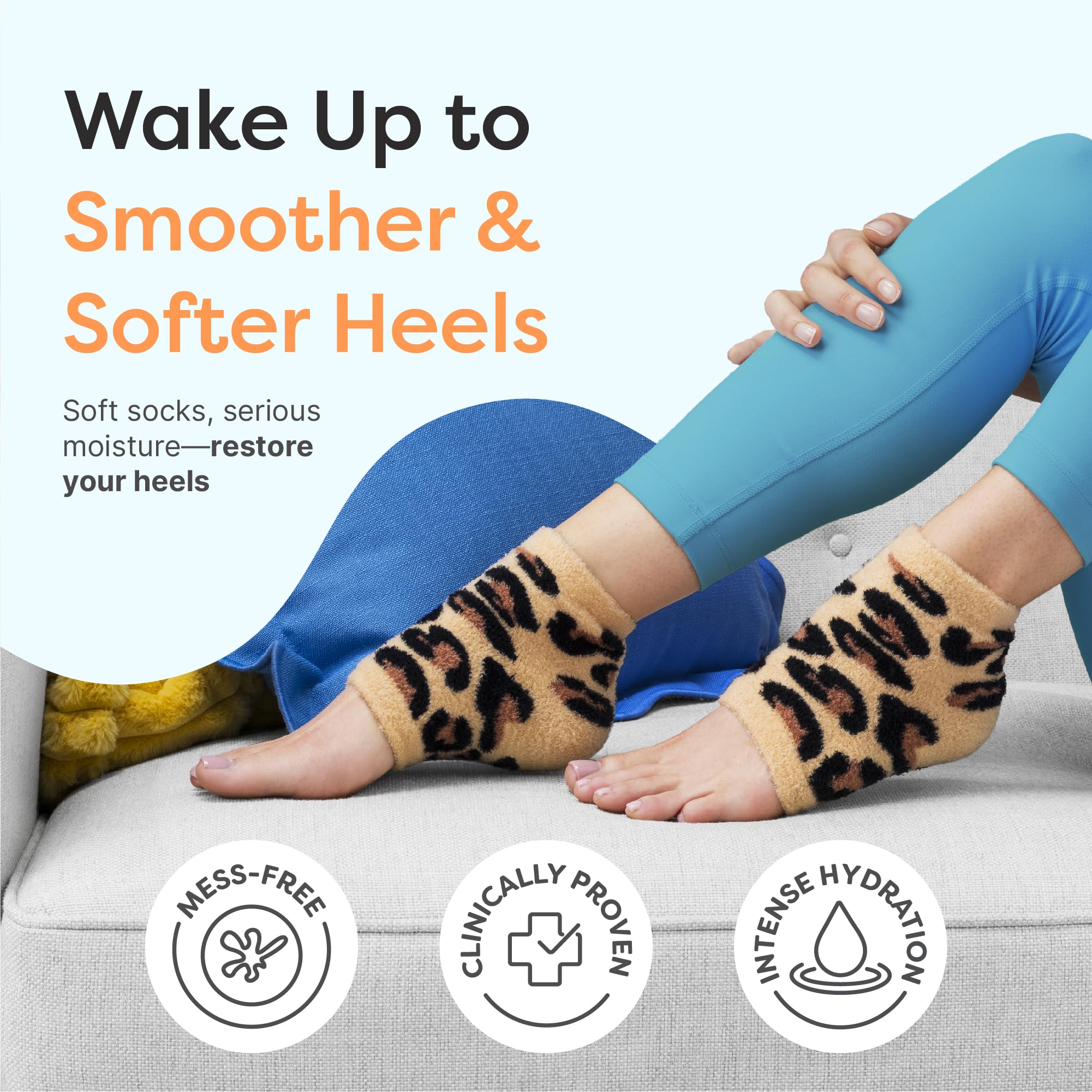 ZenToes diseño sin dedo abierto para dormir con comodidad.