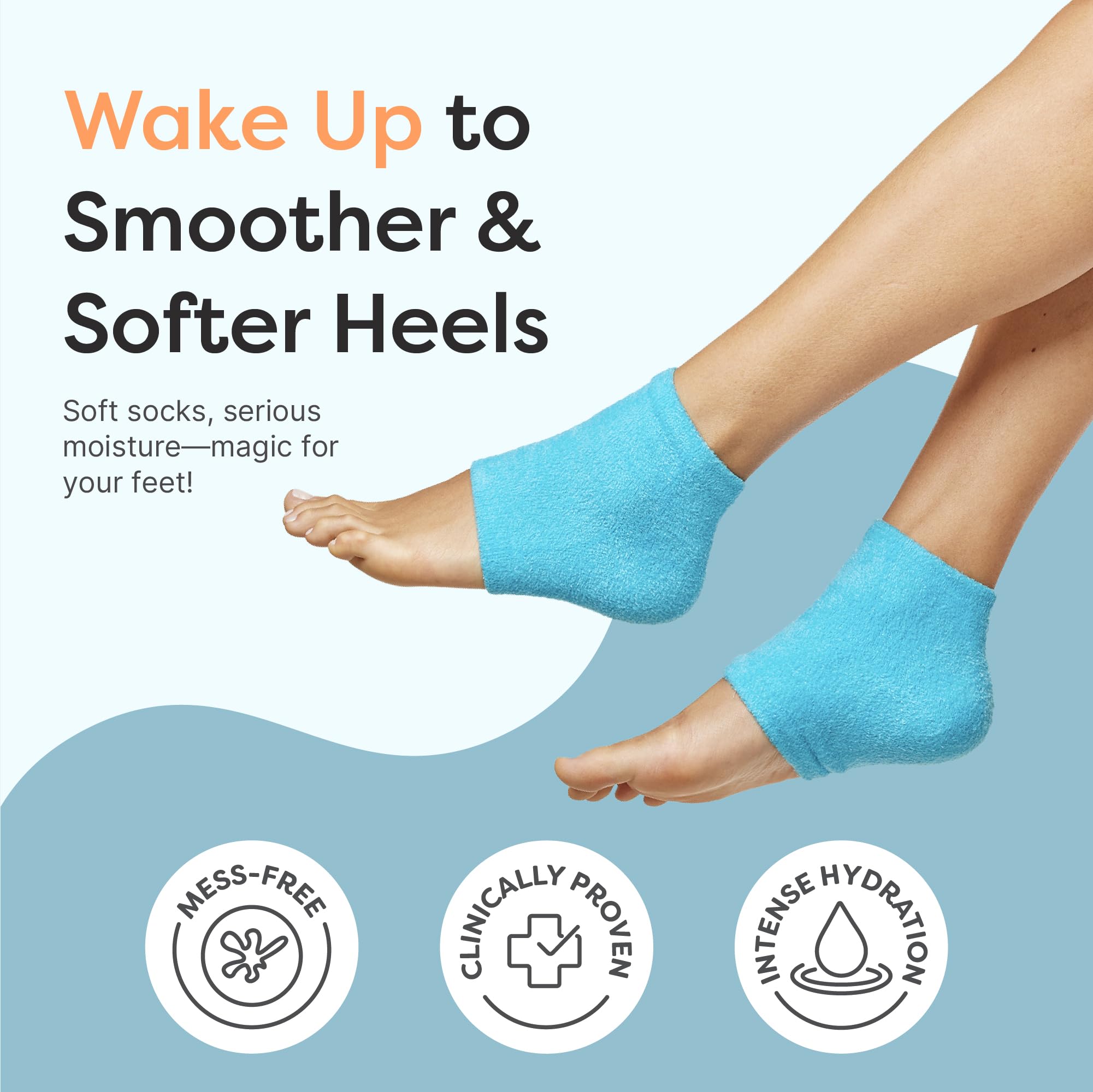 ZenToes gel interior con aceites nutritivos para hidratar talones.