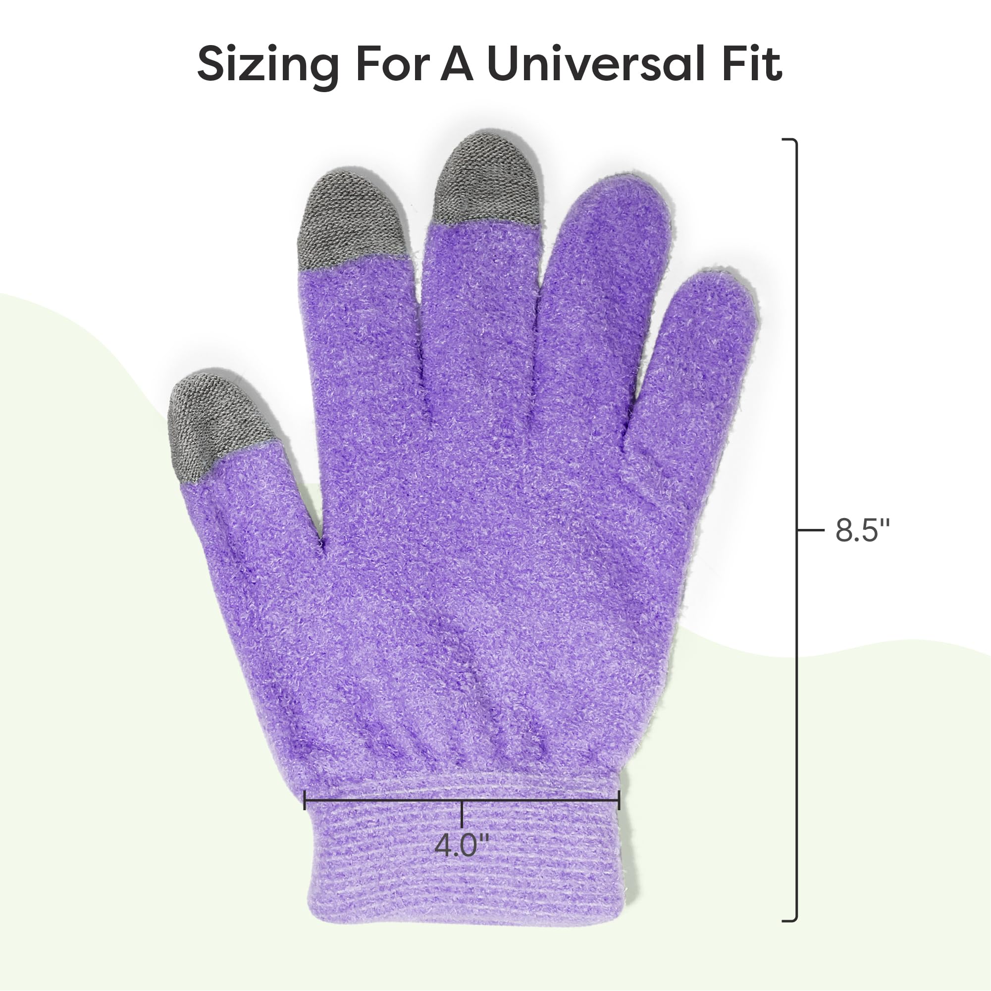 ZenToes fuzzy lilac packaging with product visible