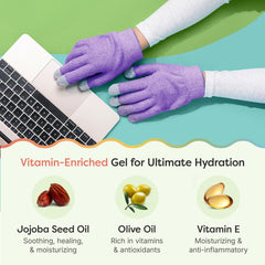 ZenToes Moisturizing Gloves with olive and jojoba oils for skin nourishment