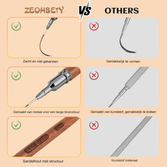 ZEOHBETY 12mm liner brush for bold lines and clean edges.