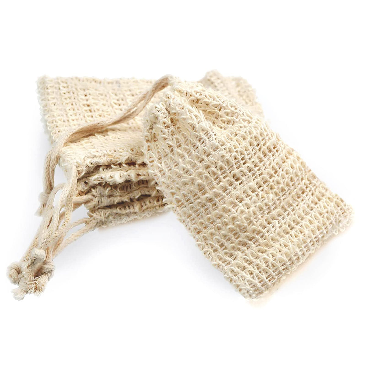 ZEPELOFFY soap bag in sisal for exfoliating lather and quick drying