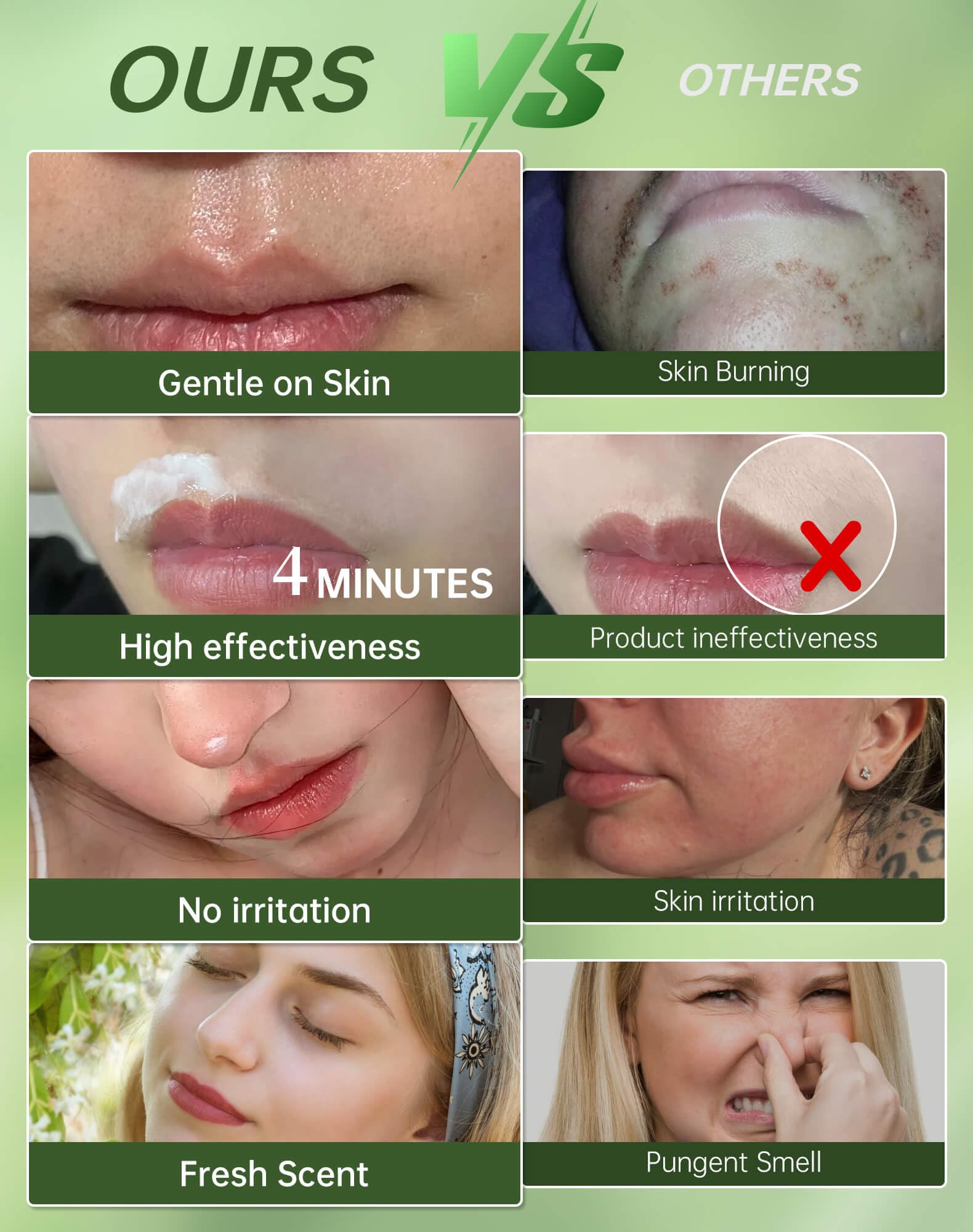 Zeponyx 4-minute removal in action for rapid results.