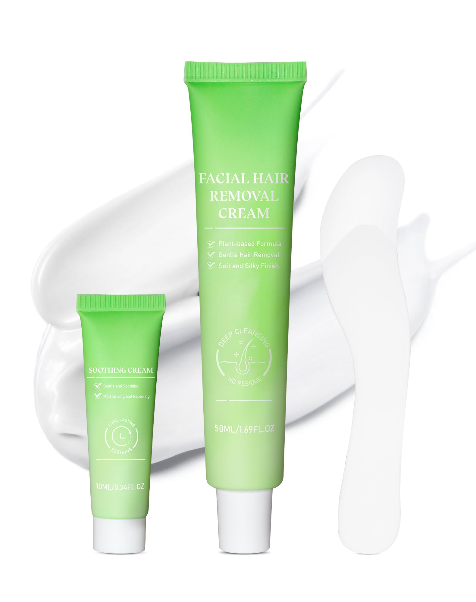 Zeponyx upper lip removal cream for painless facial hair removal, smooth skin.