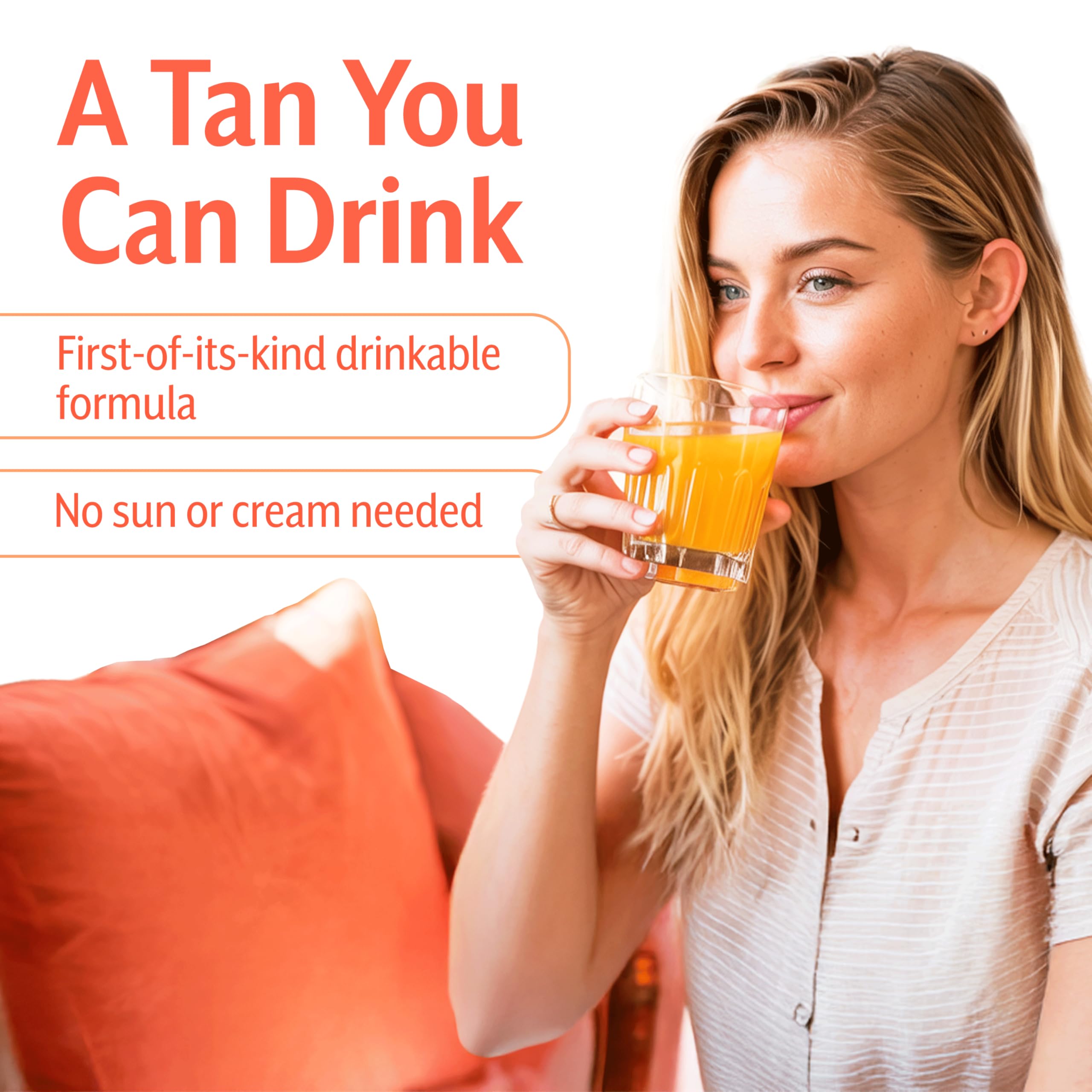 Zeria Gotas Bronceadoras en vaso con agua para lograr tono dorado suave.
