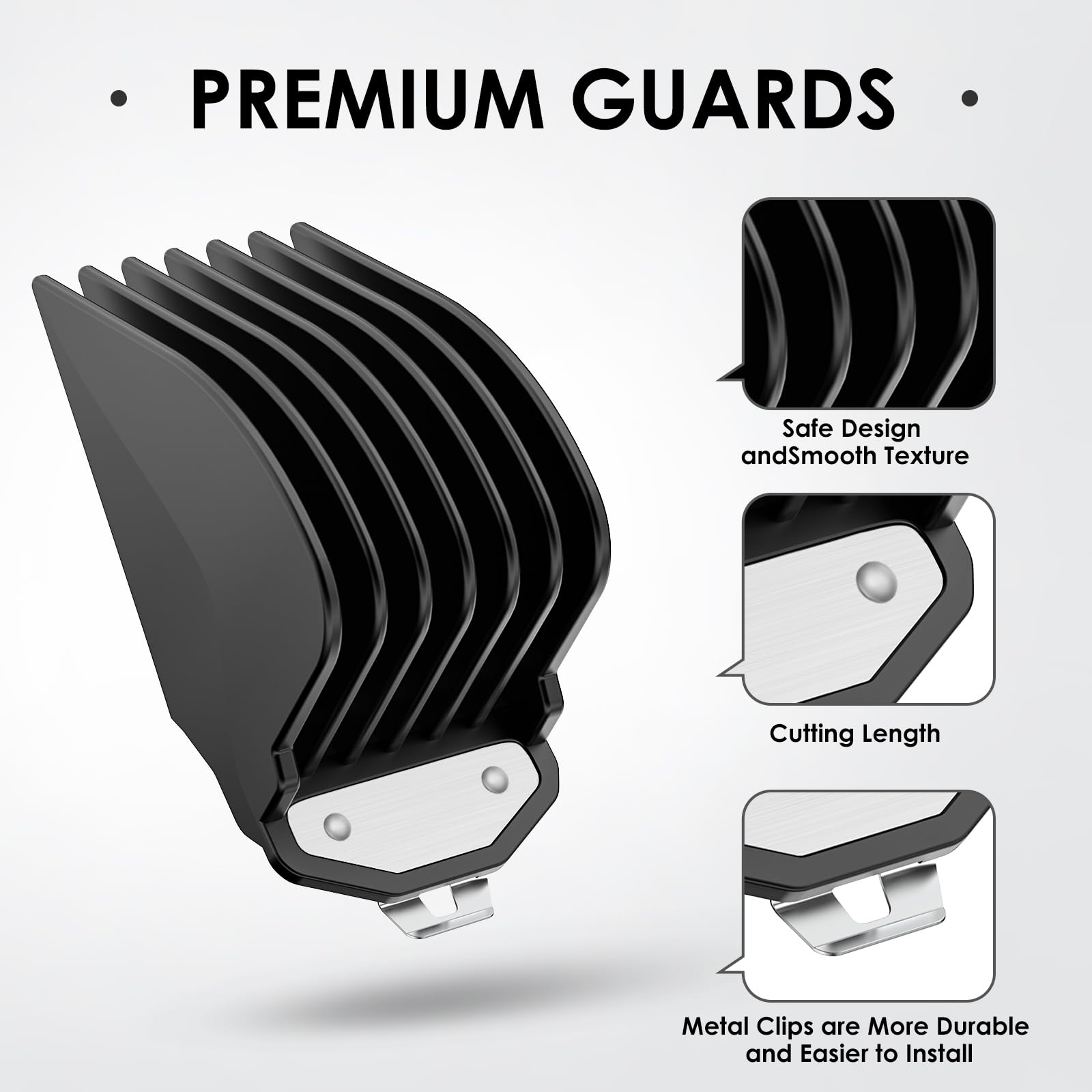 Zerika Wahl clipper guard 1.5 inch for mid-length fades.