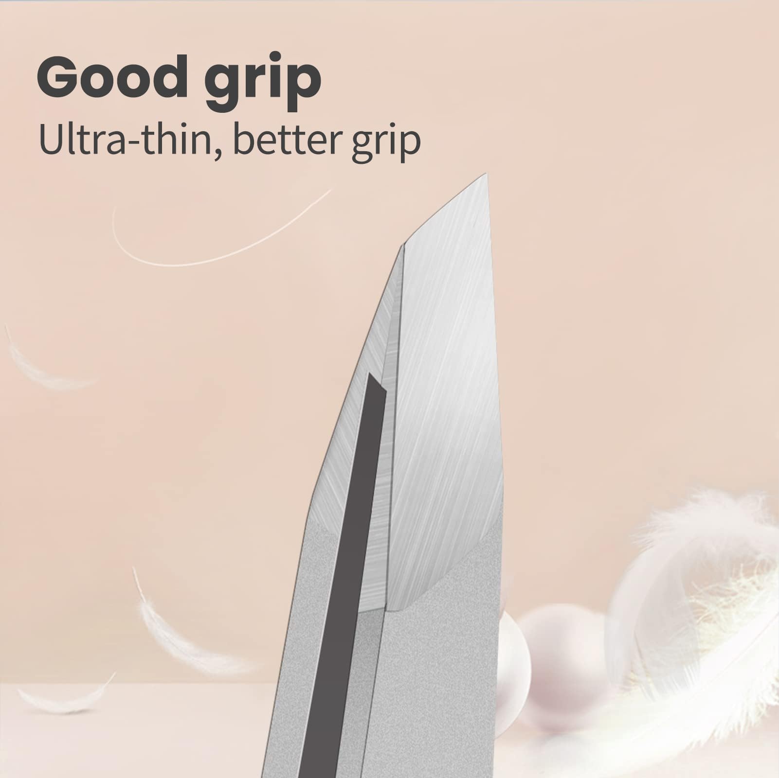 ZERNBER rust-proof stainless steel tweezers are durable and easy to clean