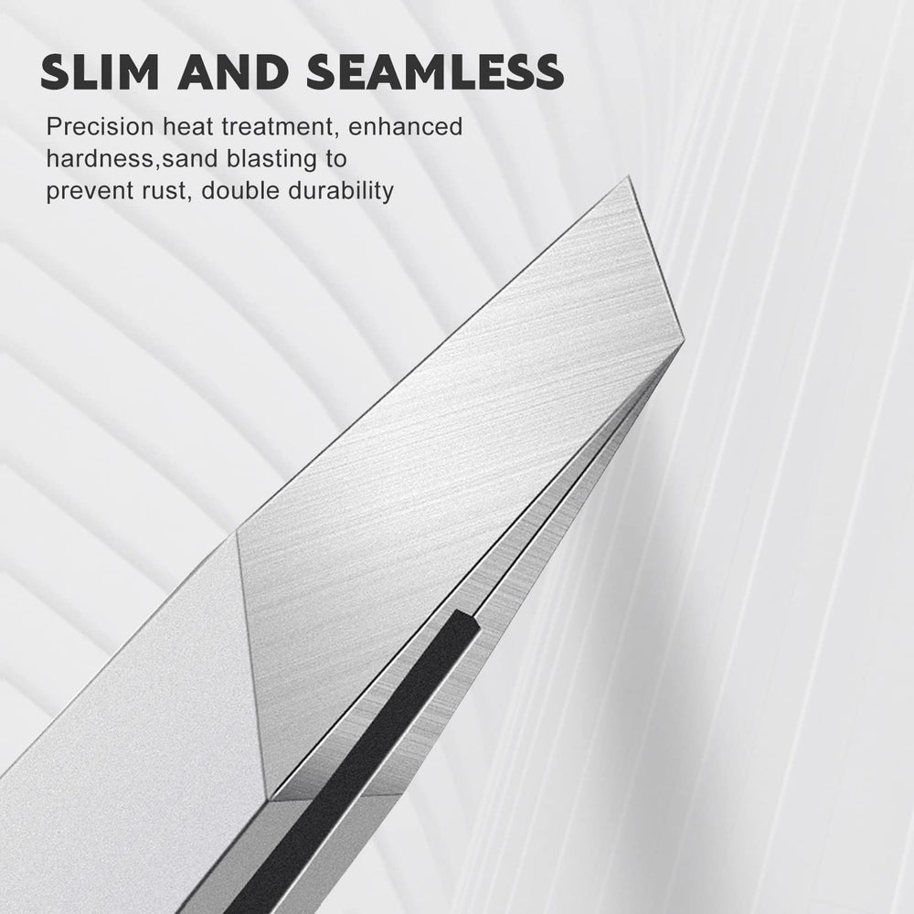 ZERNBER stainless steel tweezers offer durability and easy cleaning for repeated use.