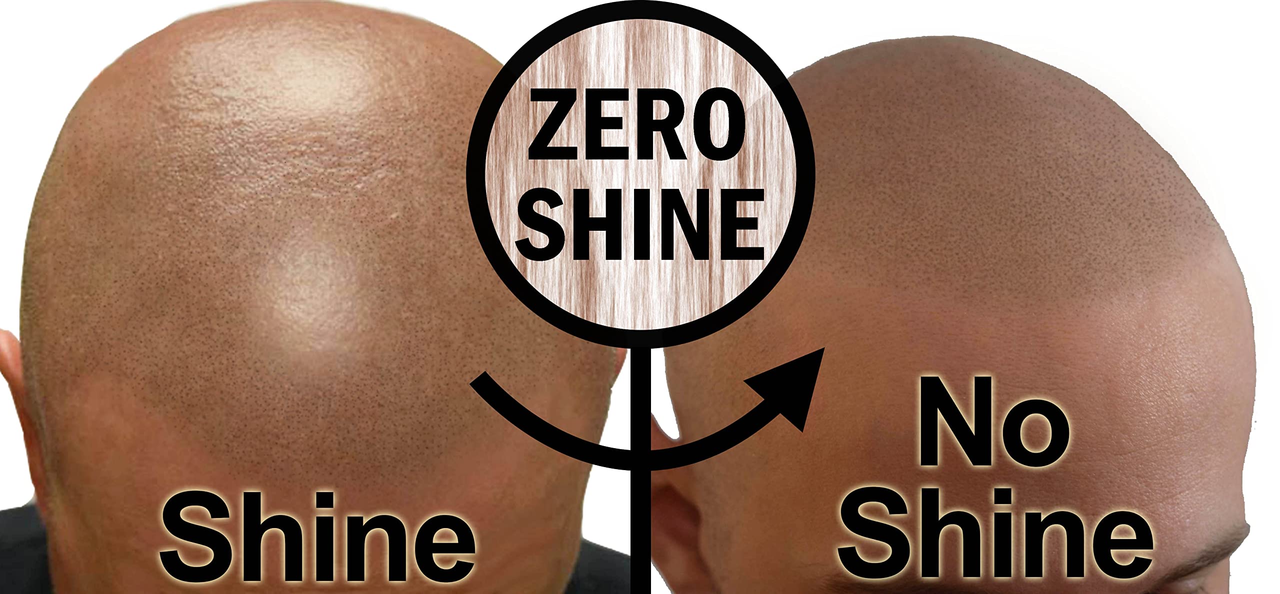 Zero Shine Jar applied for a natural matte finish on the scalp