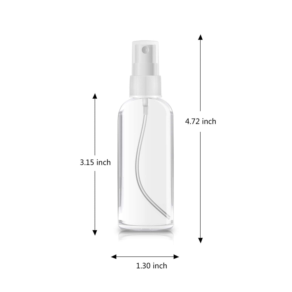 ZEROFIRE clear-cap keeps spray heads clean and leak-free during travel.