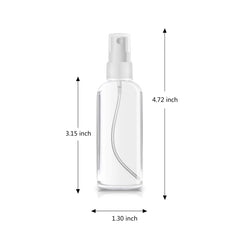 ZEROFIRE clear-cap keeps spray heads clean and leak-free during travel.