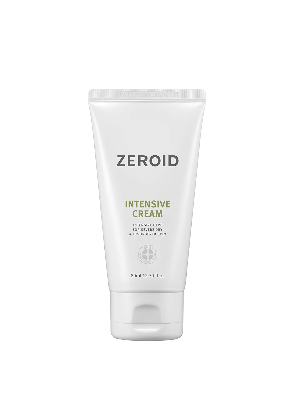 ZEROID Intensive Cream jar front signals premium hydration for dry skin
