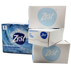 Zest Brisa Mar jabon en barra textura y detalle de acabado