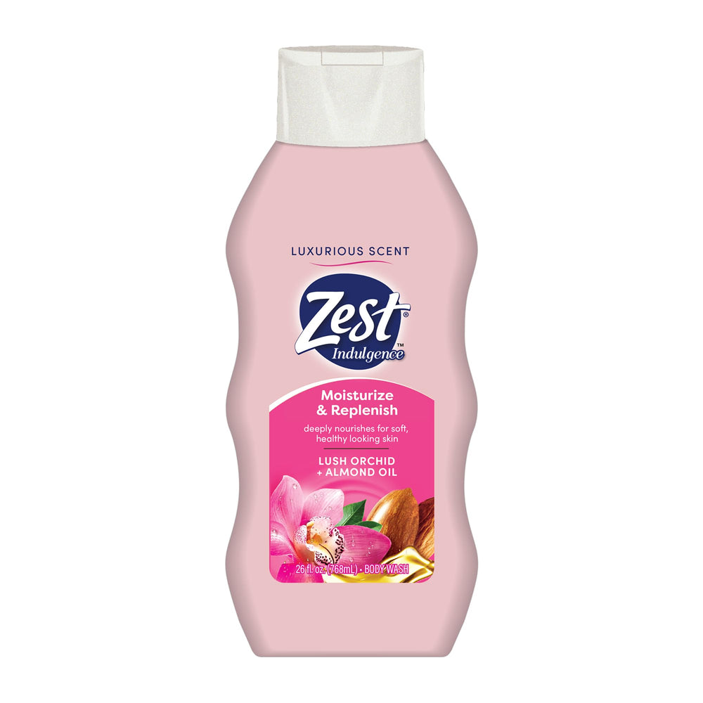 Zest gel de ducha con orquídea y almendra para hidratación suave