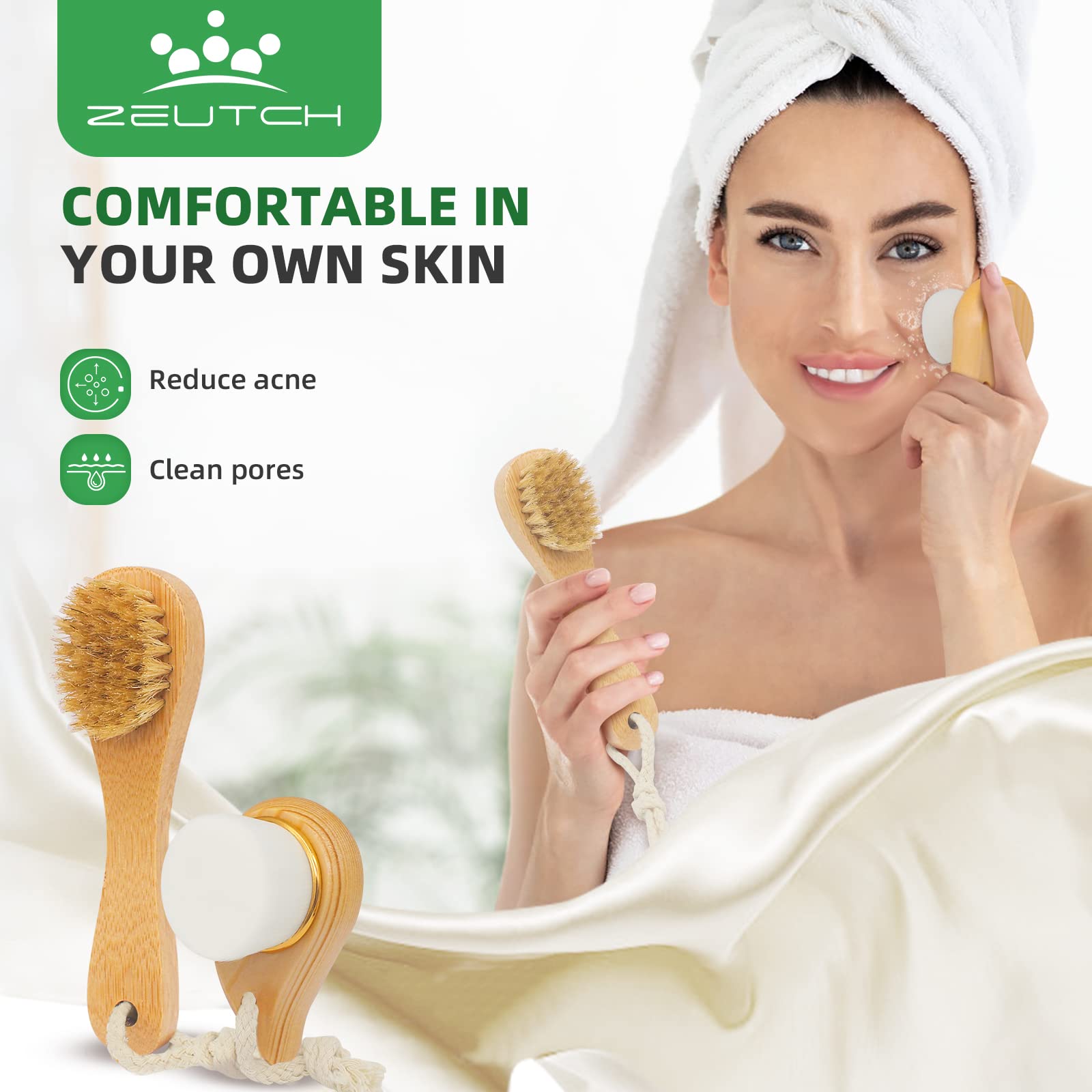 Conjunto Zeutch para cuidado de la piel aporta limpieza y exfoliación