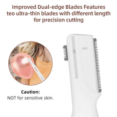ZEXELLER Eyebrow Trimmer safety system reduces irritation during shaping