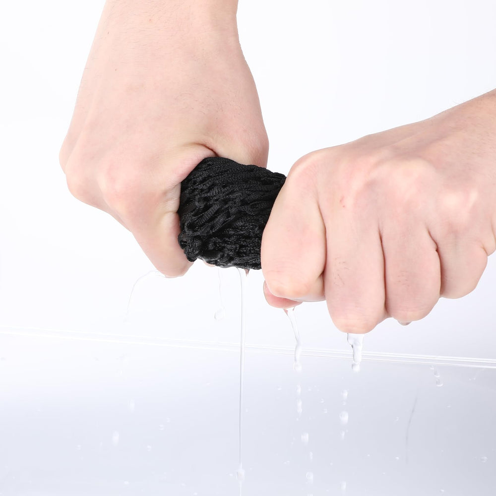ZEYIYER soft breathable mesh cap protects hair during routines.