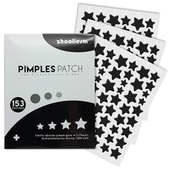Parche ZHAOLIESM Estrella Negra en paquete, ideal para uso diario en granos.