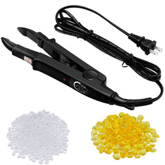 Zhehao hair extensions tool with C-head U-tip wand ensures even heat for secure application.