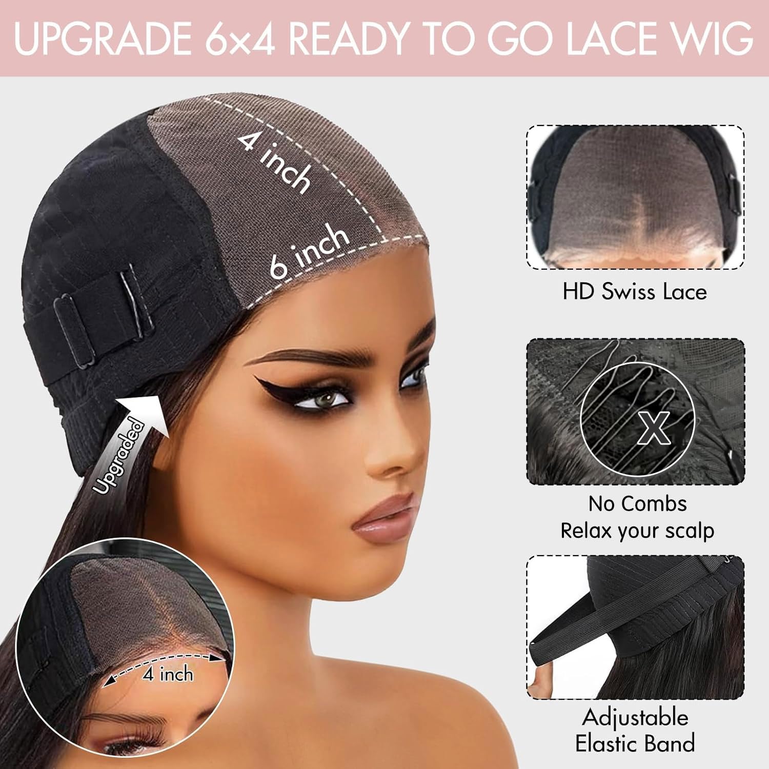 ZHENGON bob wig virgin Brazilian human hair for smooth, tangle-free styling.