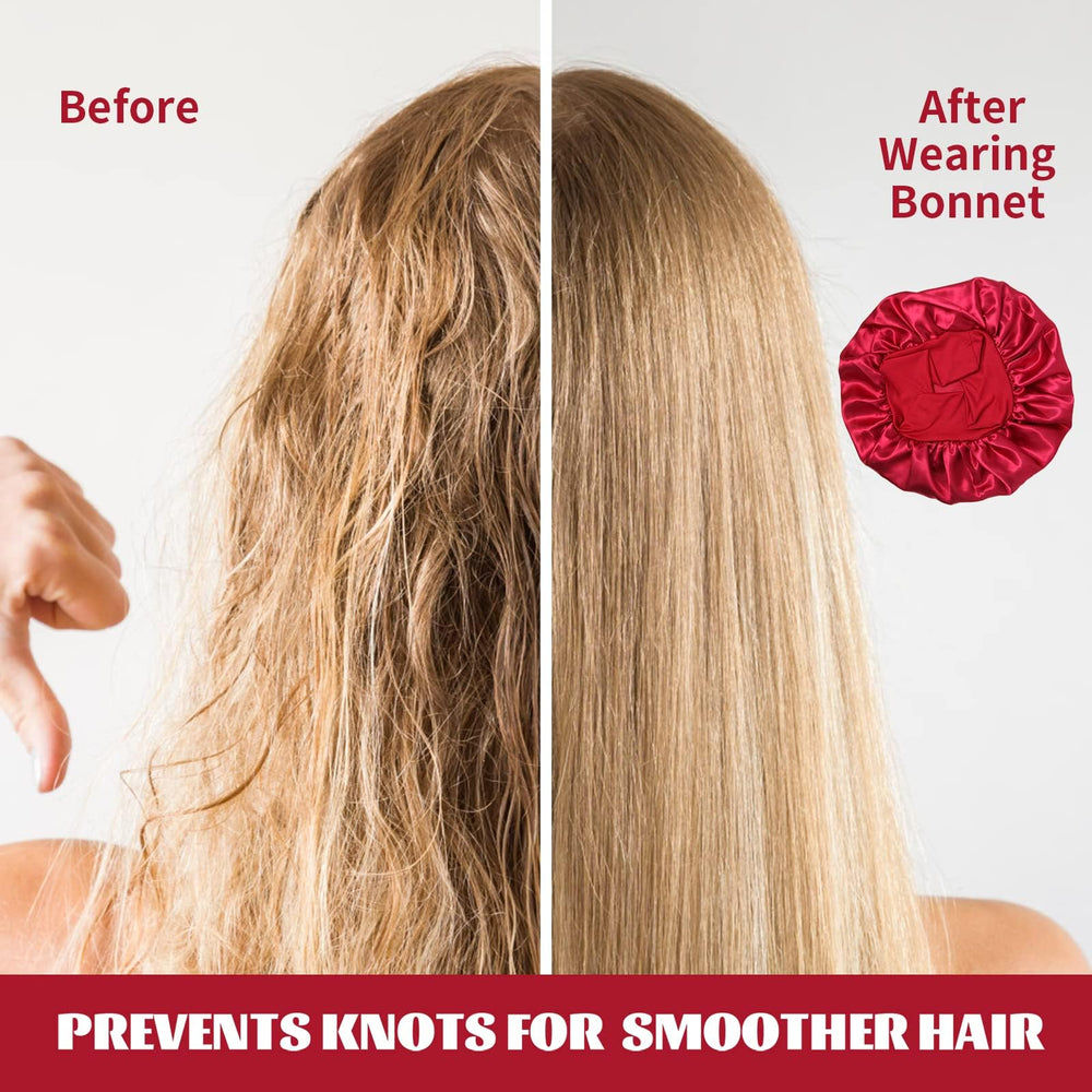 ZHENSILK bonete dormir textura suave, ideal para cabello rizado y natural