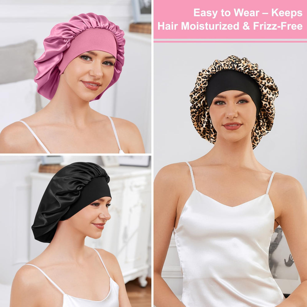 ZHENSILK multicolor bonnet set adds style and easy color matching.