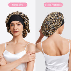 ZHENSILK overnight frizz protection bonnet preserves moisture for smoother waves.