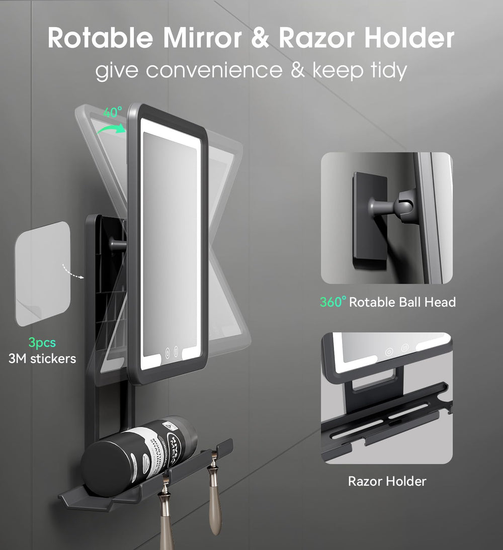 Zhenyemei mirror offers three color temperatures for lighting control