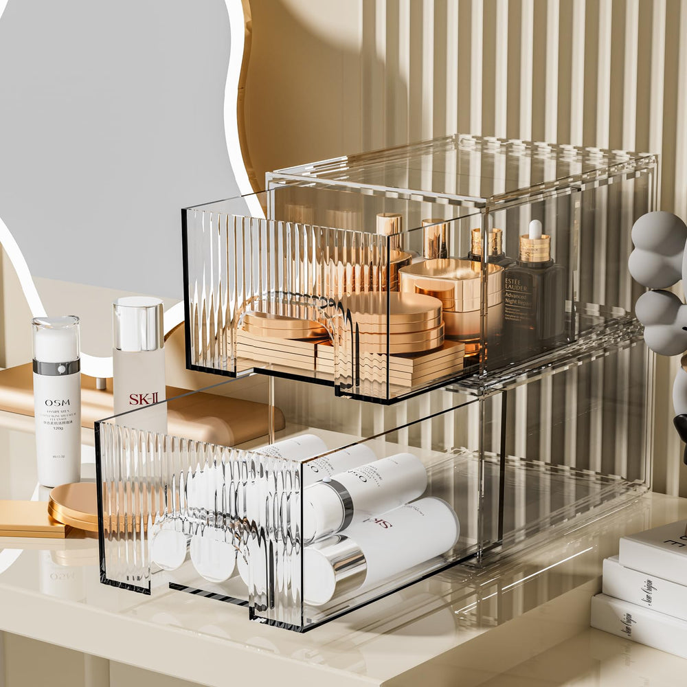 ZHIAI multipurpose storage drawer for pantry or office supplies, neatly sorted.