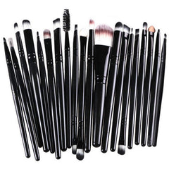 ZHIYE makeup brush set of 20 with travel case for organized use