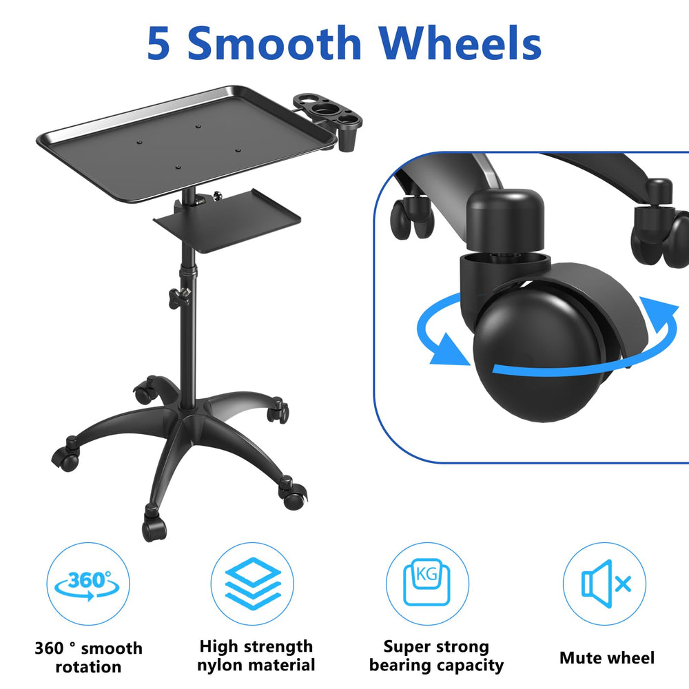 ZHOOGE height-adjustable salon cart adapts to your workflow