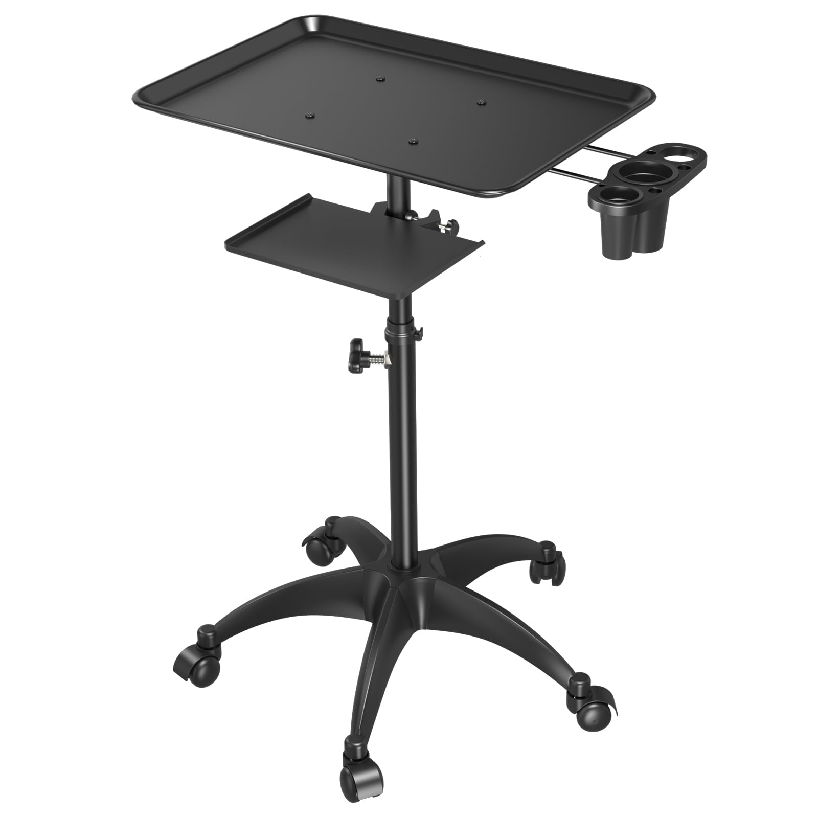 ZHOOGE salon tray cart top view with spacious work surface for tools