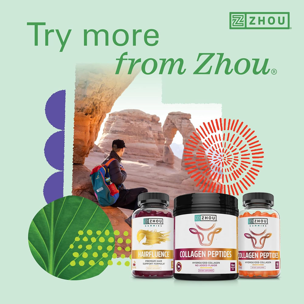 ZHOU Hairfluence biotin 5000mcg pill ready for daily routine.