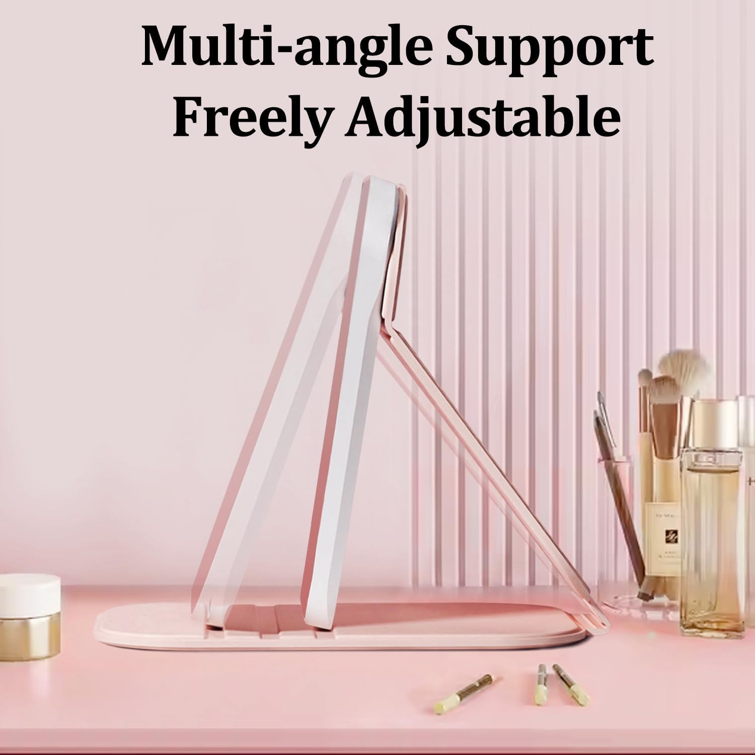 ZHUOTHAN portable PVC mirror is lightweight and travel-friendly.