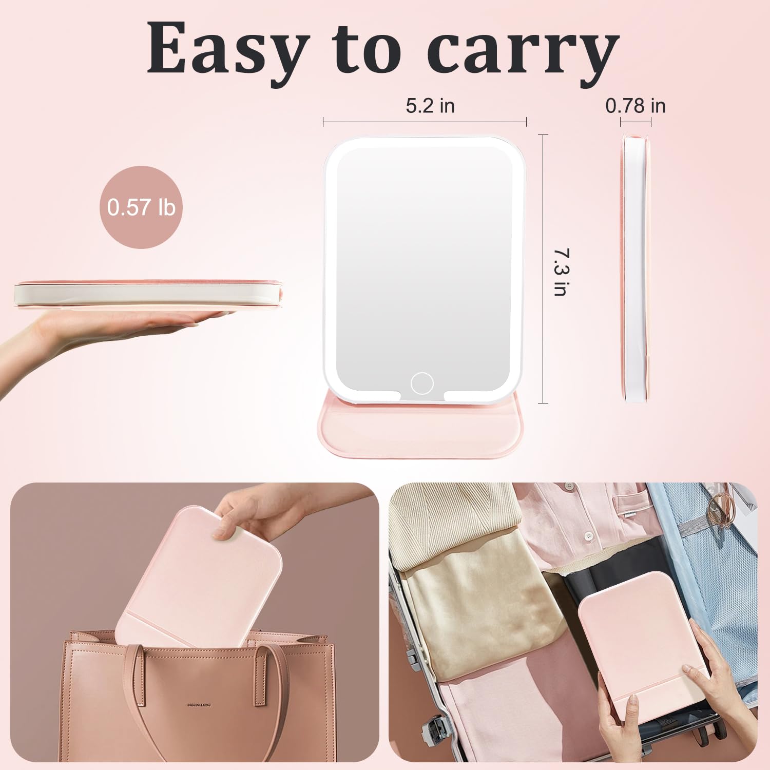 ZHUOTHAN rechargeable design frees from frequent batteries on trips.