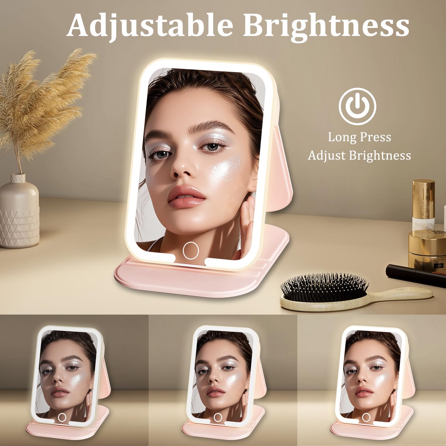 ZHUOTHAN touch-dimmer control mirrors brightness and color easily during routines.