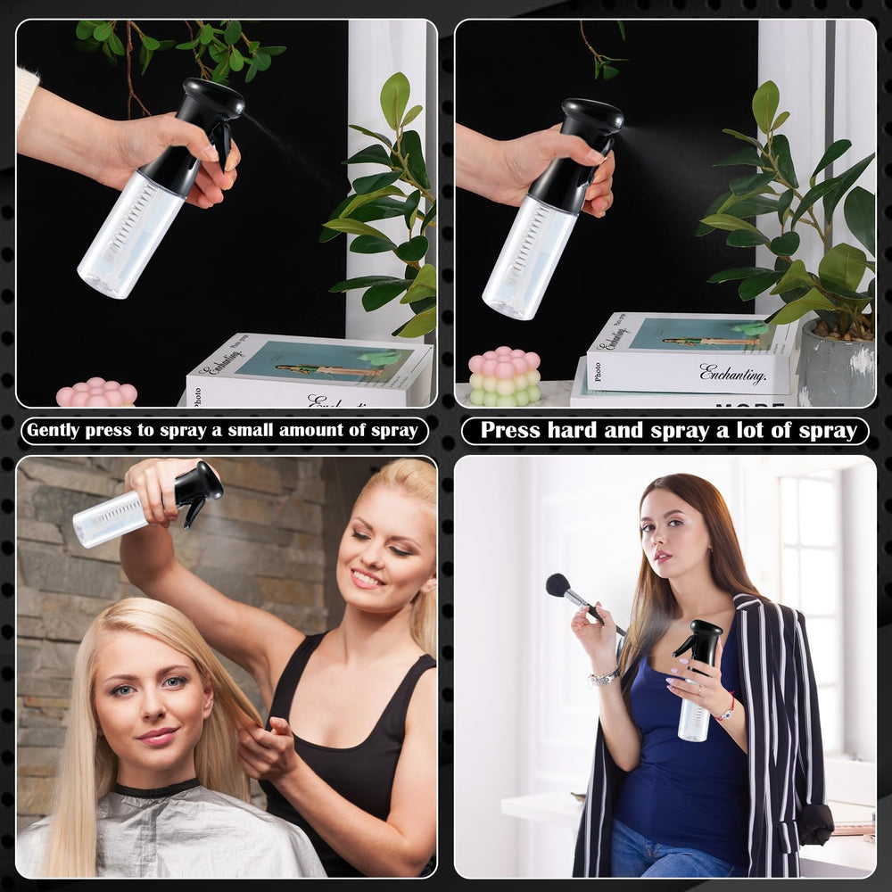 Zicotour applicator set with spray bottle and root comb for versatile styling