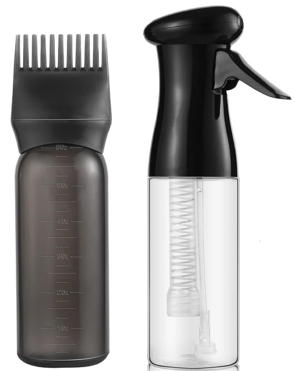 Zicotour continuous hair spray bottle delivering an even mist for styling