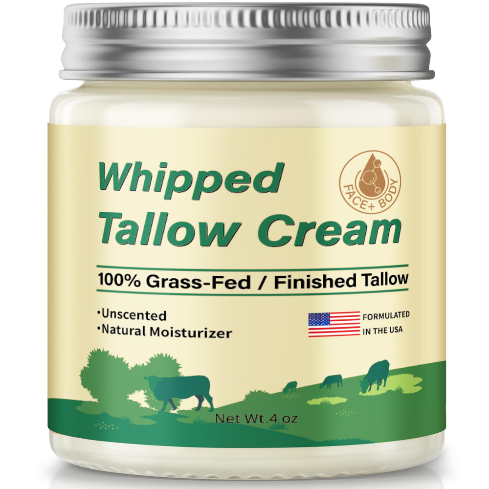 Manteca de res sin olor de ZIIDII en envase de 4 oz para piel suave.