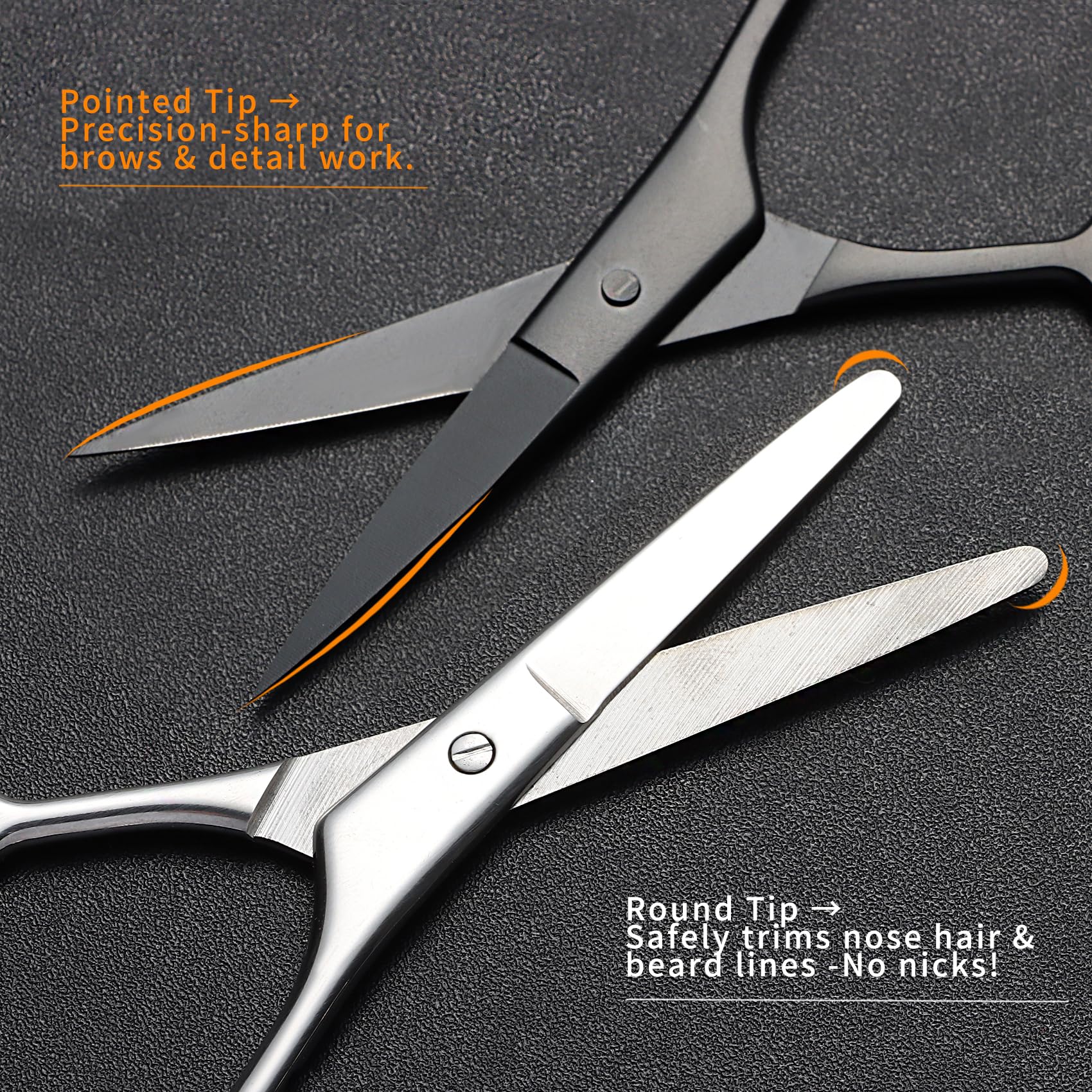 Ziha OTZMA brows-nose-ear trim scissors ideal for brows, nose, ear detail.