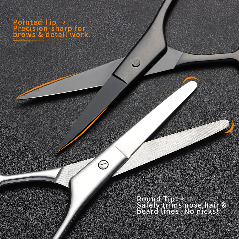 Ziha OTZMA brows-nose-ear trim scissors ideal for brows, nose, ear detail.