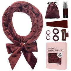 ZILAMPU hair curler headband velvet close up for heatless curls