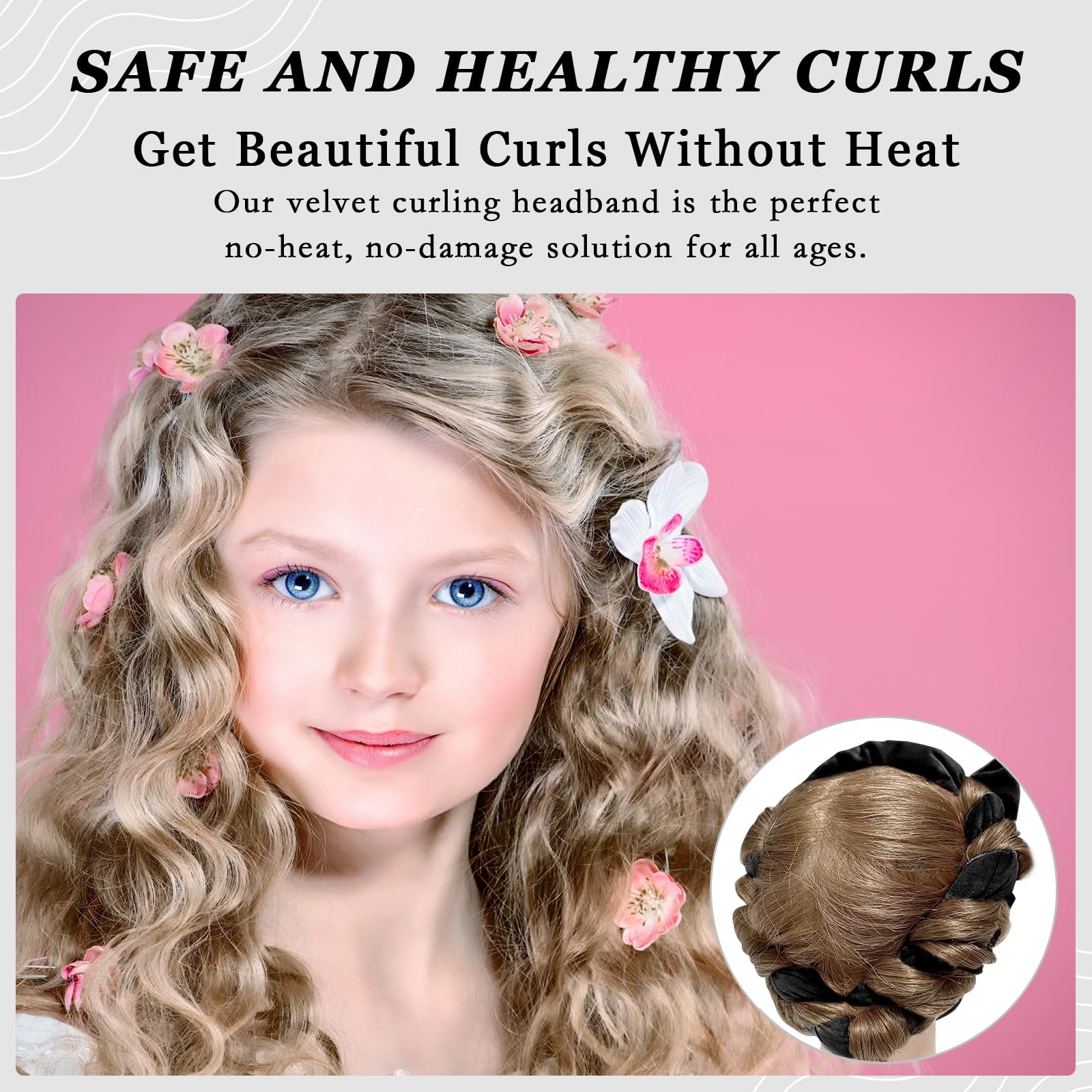 ZILAMPU long 70-inch headband ideal for long hair