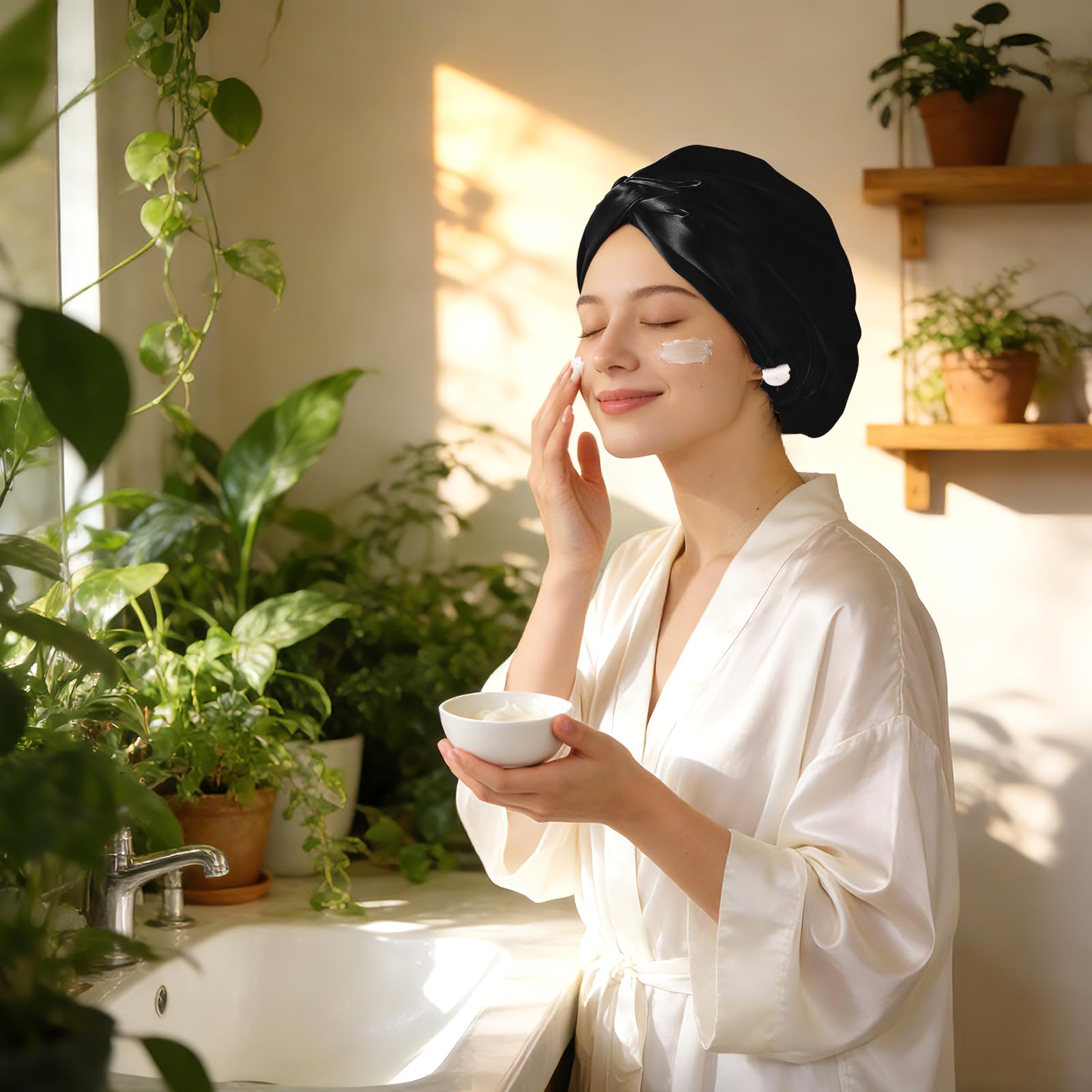 OEKO-TEX certified ZIMASILK bonnet for safe sleep.